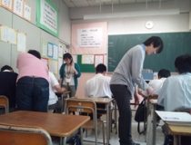 東京文理学院高等部の教室風景