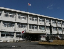 滋賀県立大津清陵高等学校の入り口