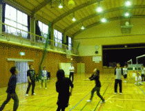 和歌山県立南紀高等学校の体育館